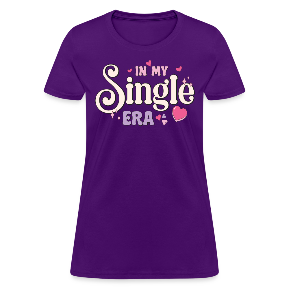 In My Single Era : Women's T-Shirt - purple