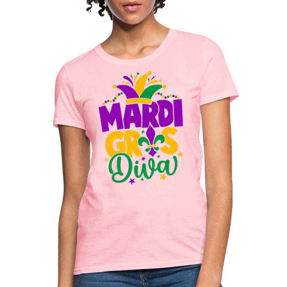 Mardi Gras Diva : Women's T-Shirt - pink