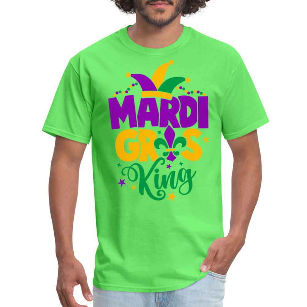 Mardi Gras King T-Shirt - kiwi