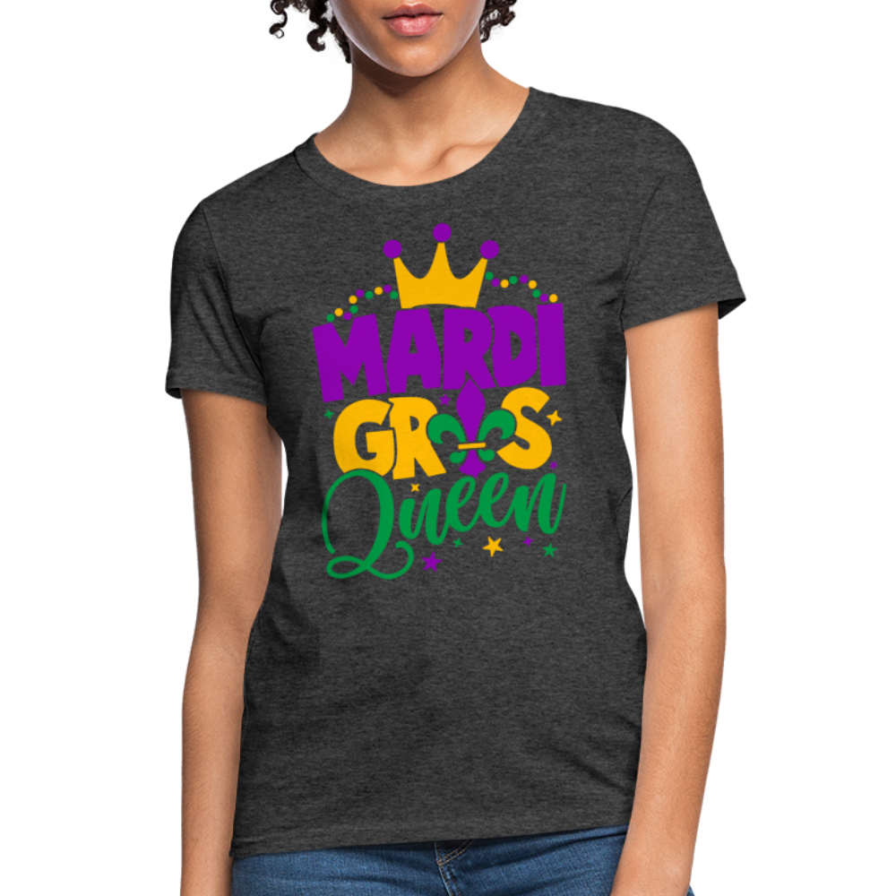 Mardi Gras Queen T-Shirt - heather black