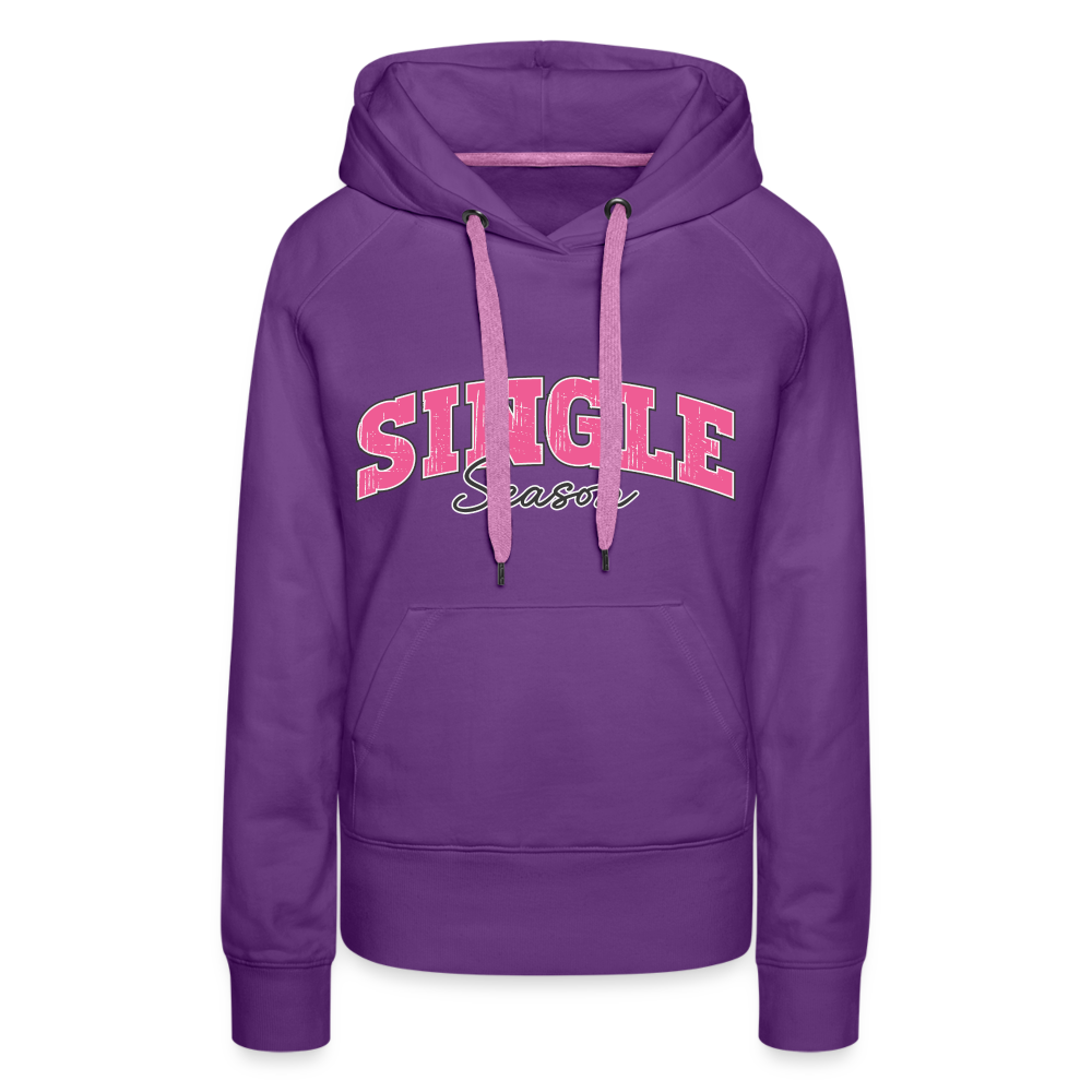 Single Season : Women’s Premium Hoodie - purple
