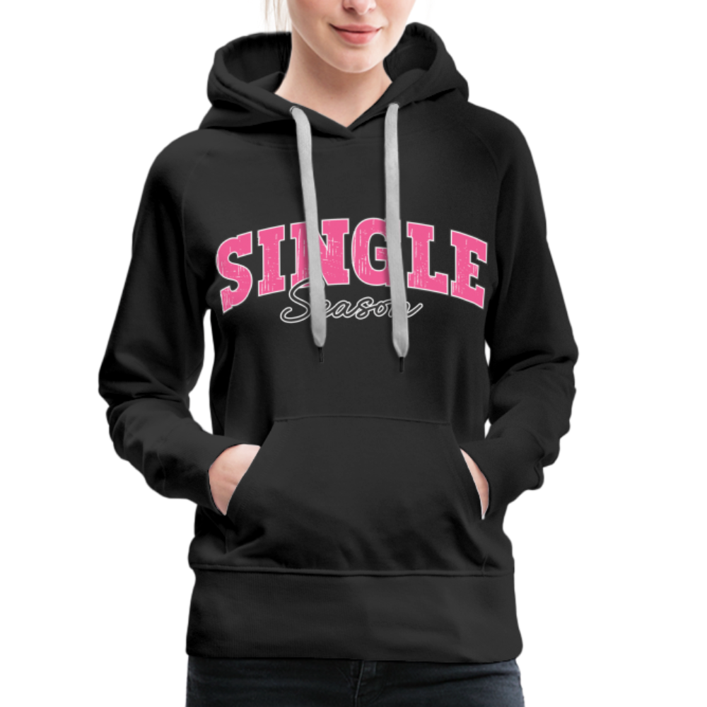 Single Season : Women’s Premium Hoodie - black