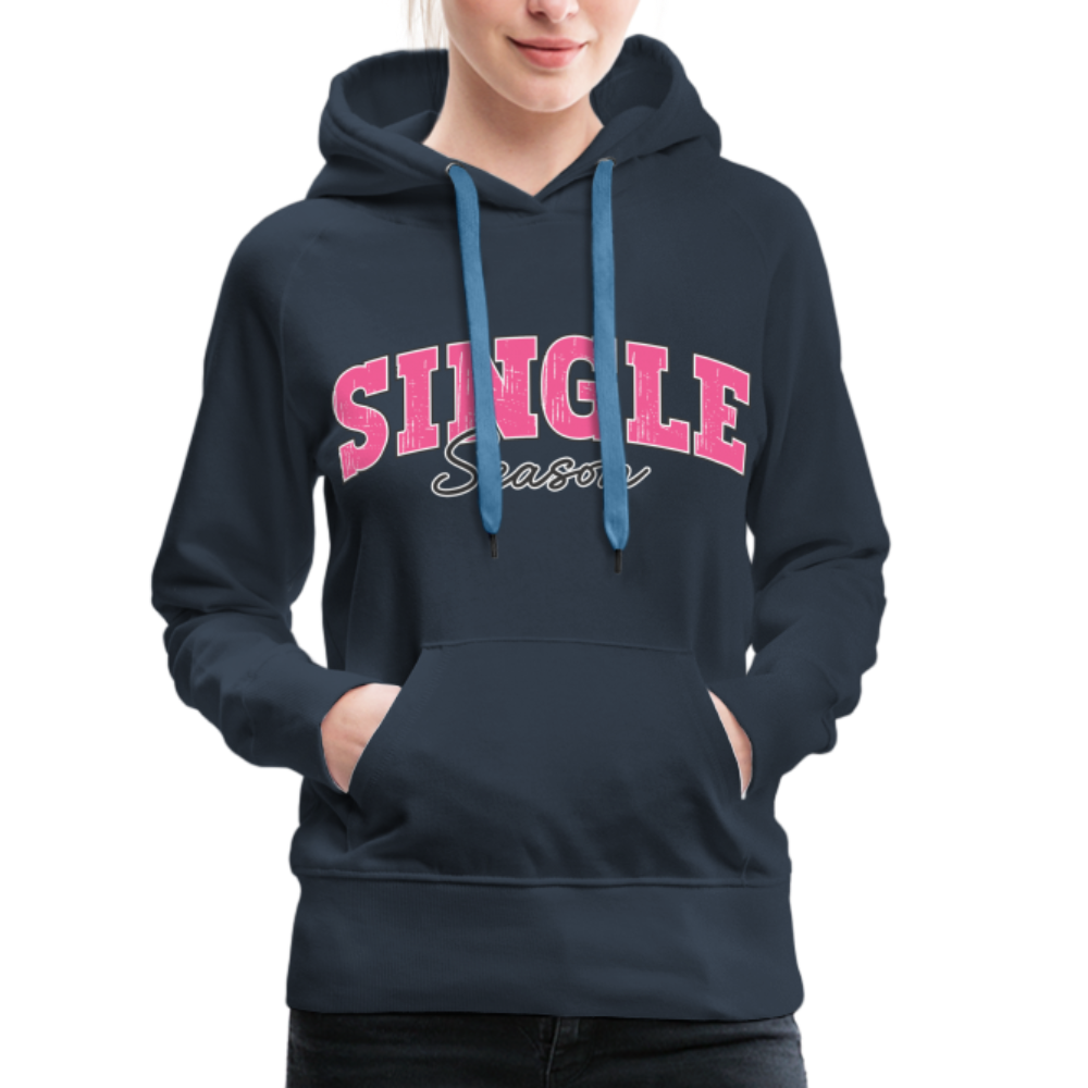 Single Season : Women’s Premium Hoodie - navy