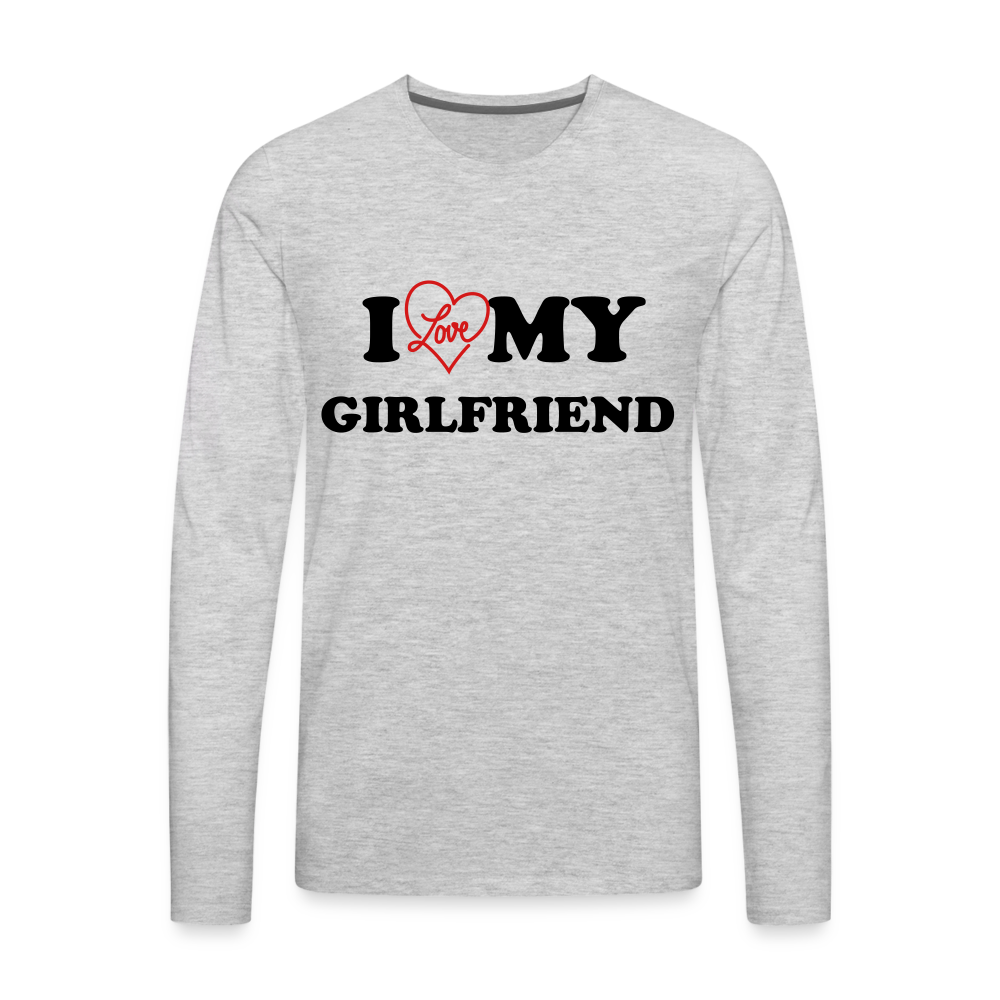 Men's Premium Long Sleeve T-Shirt - heather gray