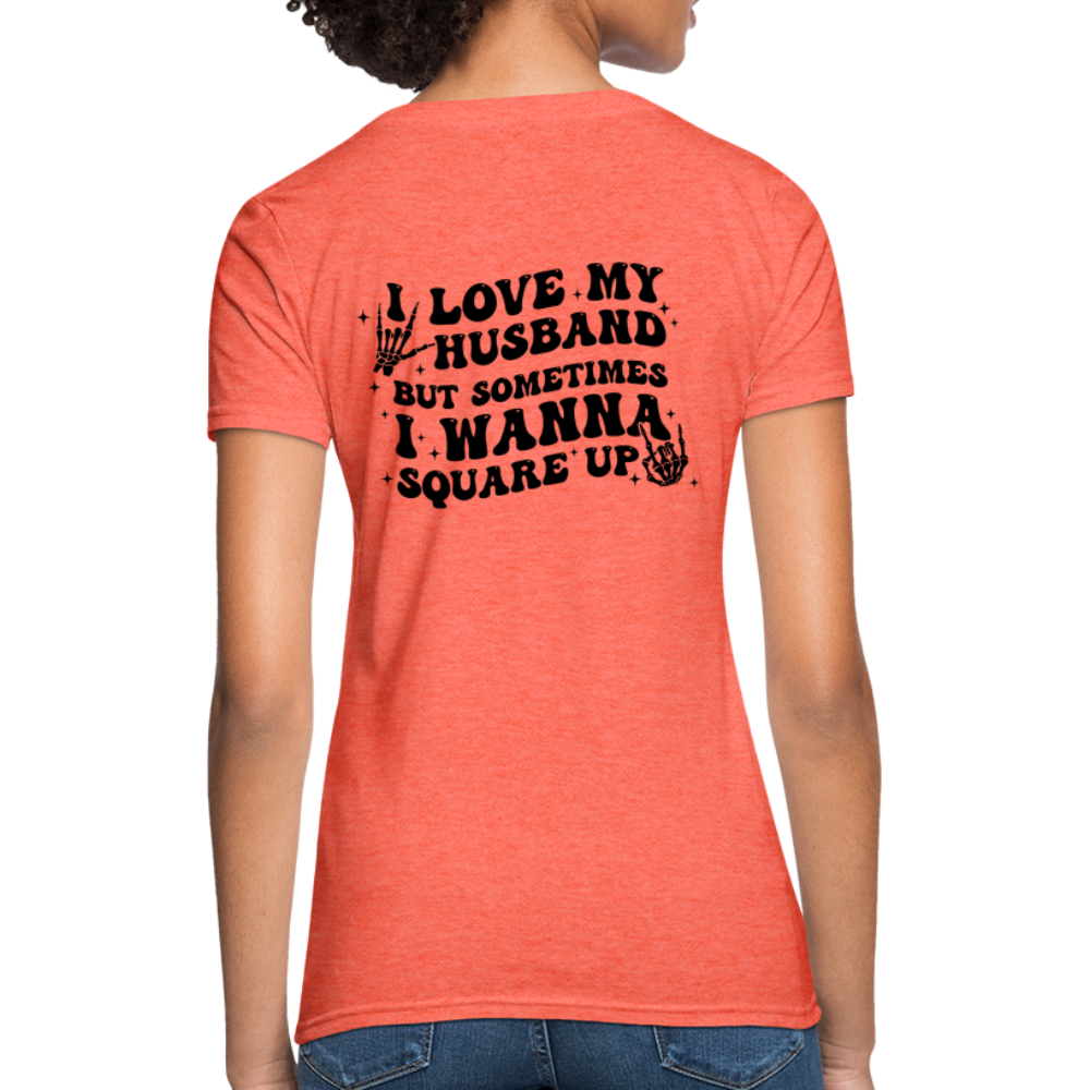 Women's T-Shirt - heather coral