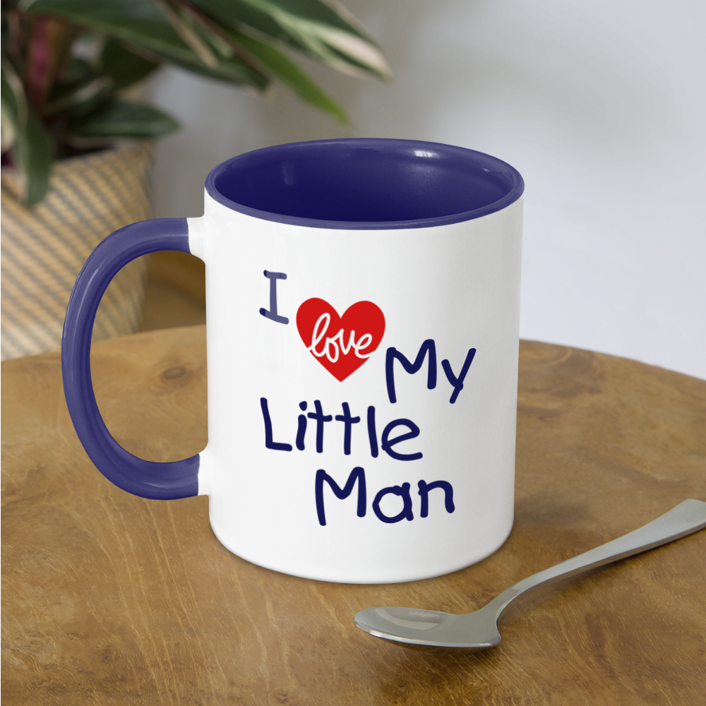 I Love My Little Man Coffee Mug (Personalizable) Color: One Size