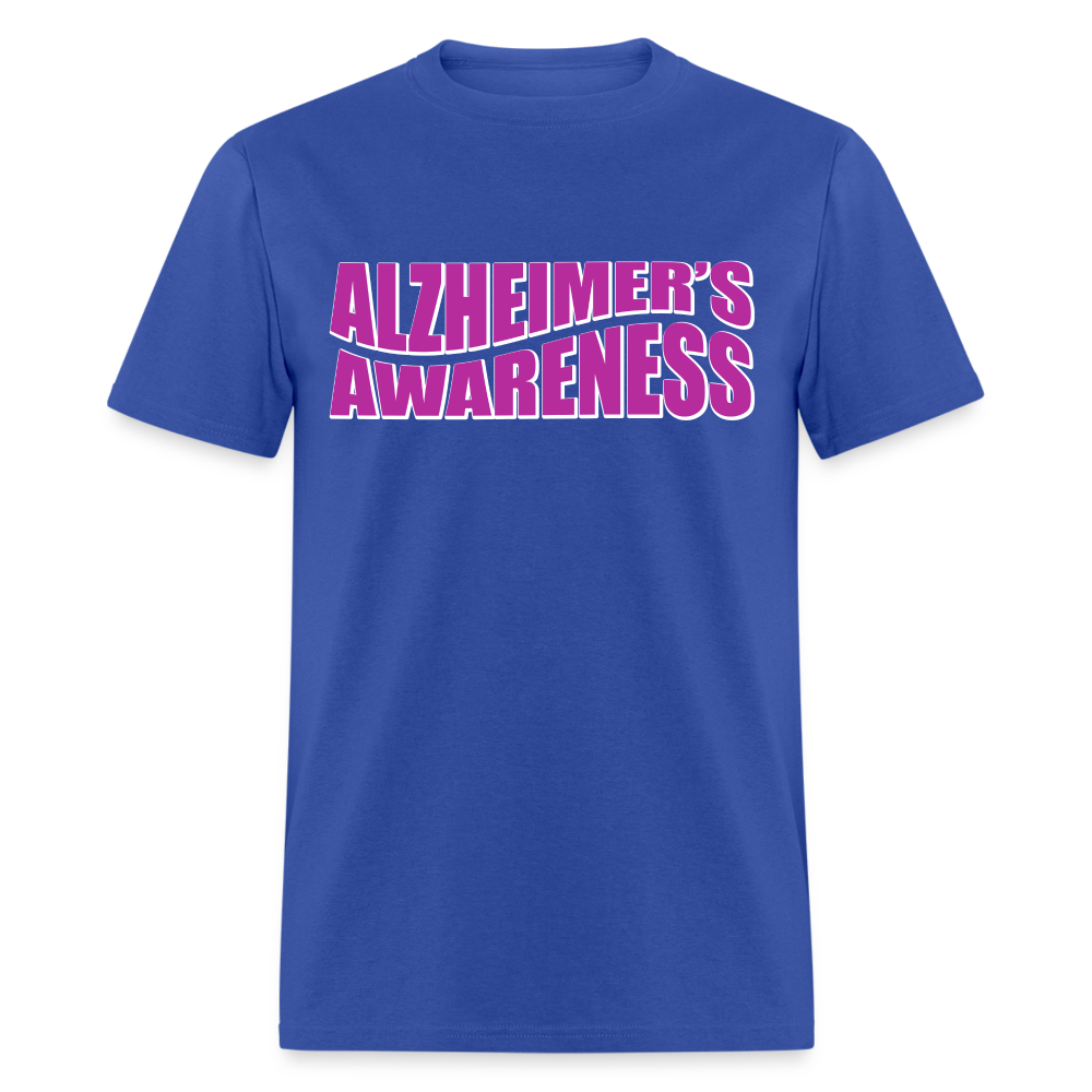 Alzheimer's Awareness T-Shirt - royal blue