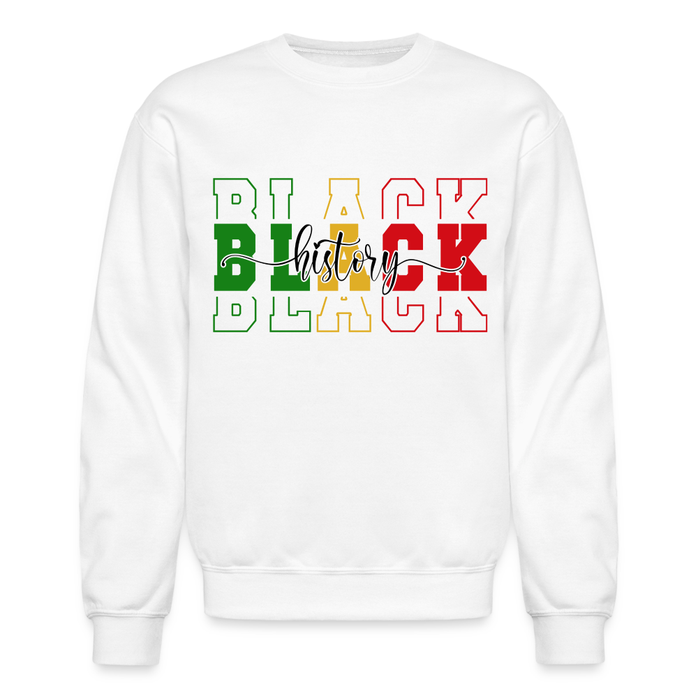 Black History Sweatshirt Color: white