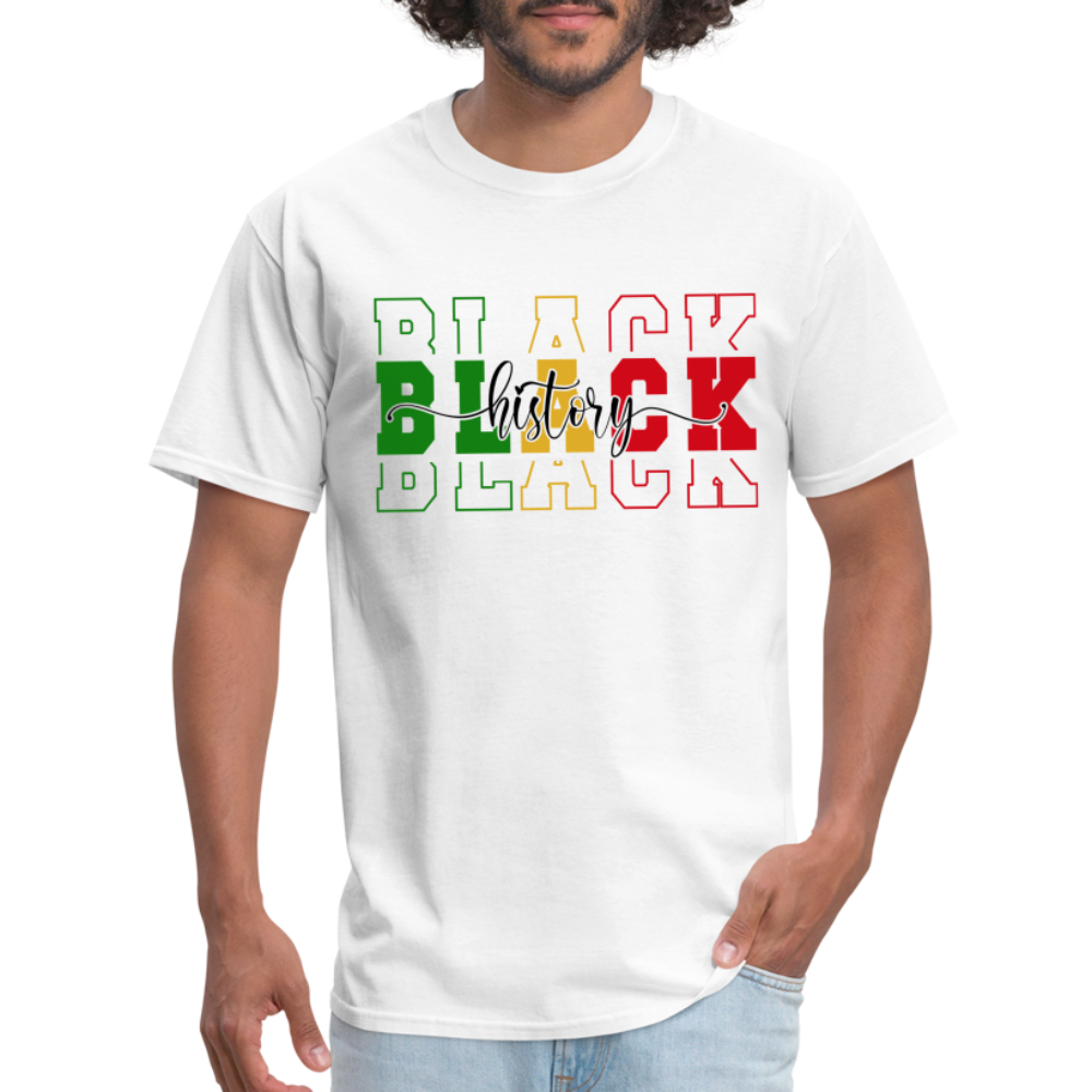 Black History T-Shirt - white