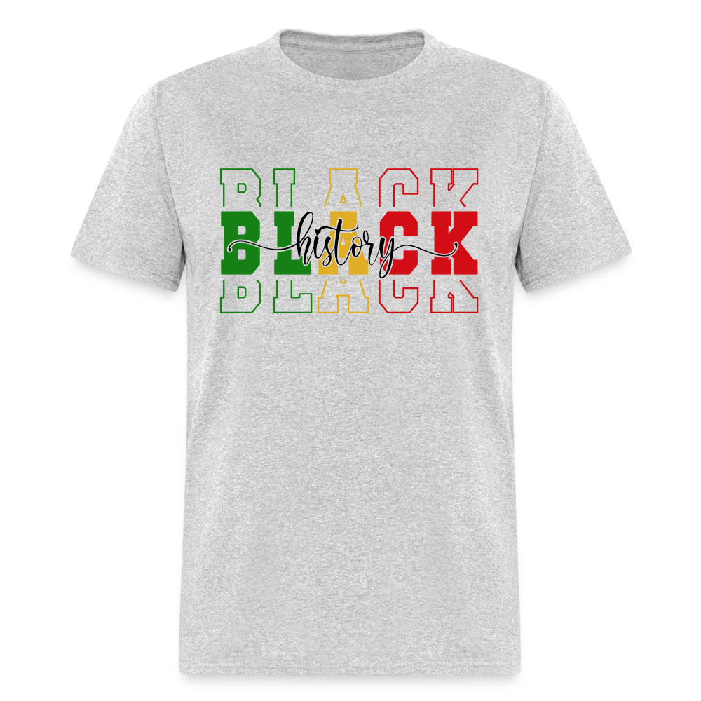 Black History T-Shirt - heather gray