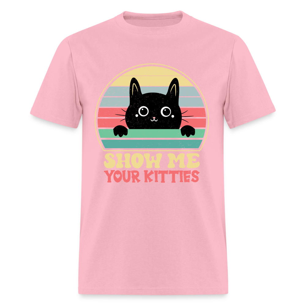Show Me Your Kitties T-Shirt - pink