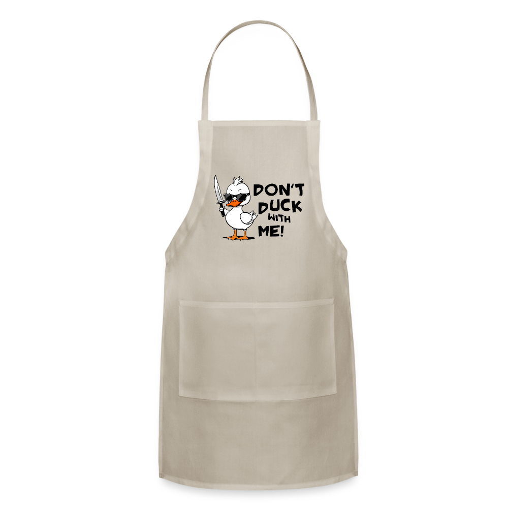 Don't Duck With Me Apron Color: natural