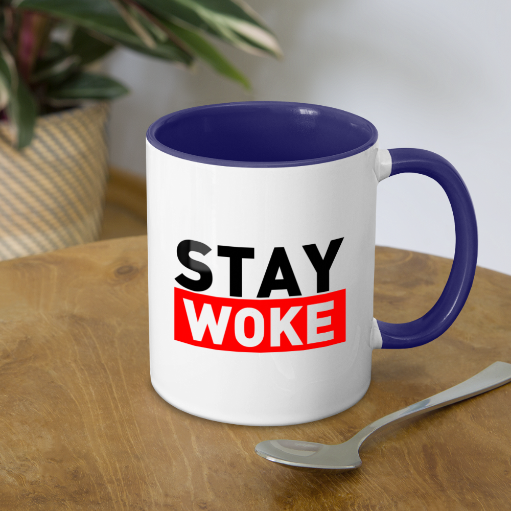 Stay Woke Coffee Mug Color: white/black