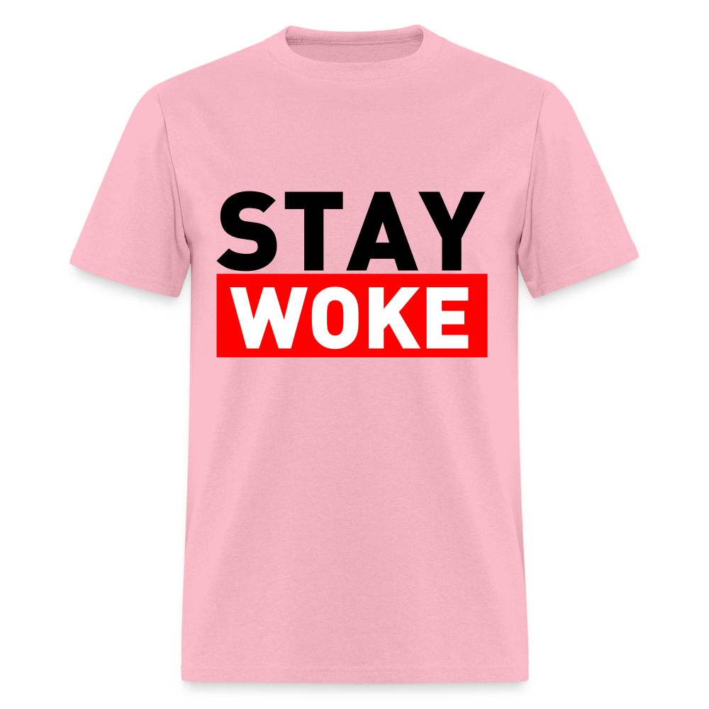 Stay Woke T-Shirt - pink