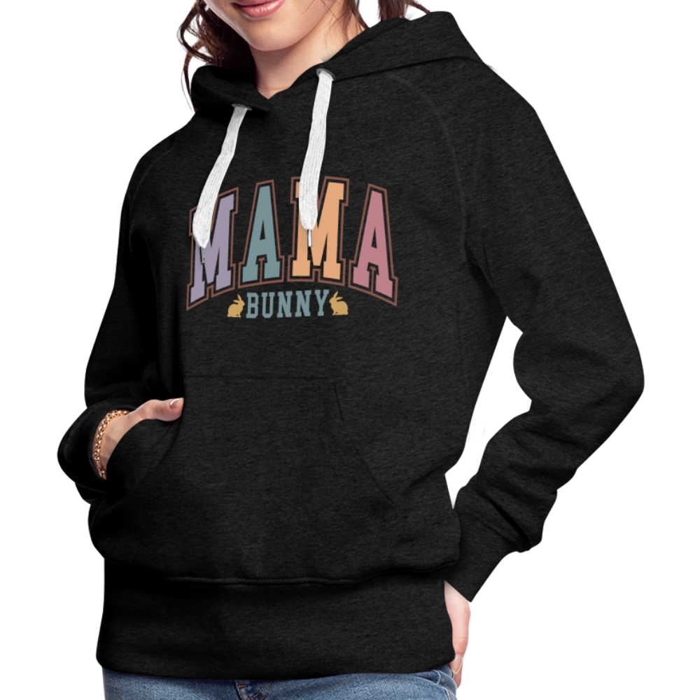 Mama Bunny Women’s Premium Hoodie (Easter) - charcoal grey