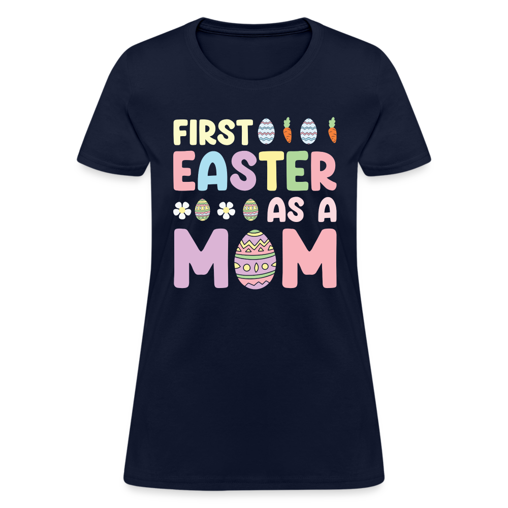 First Easter As A Mom T-Shirt - navy