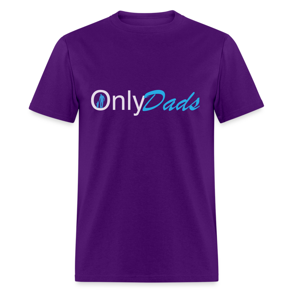 OnlyDads T-Shirt Color: purple