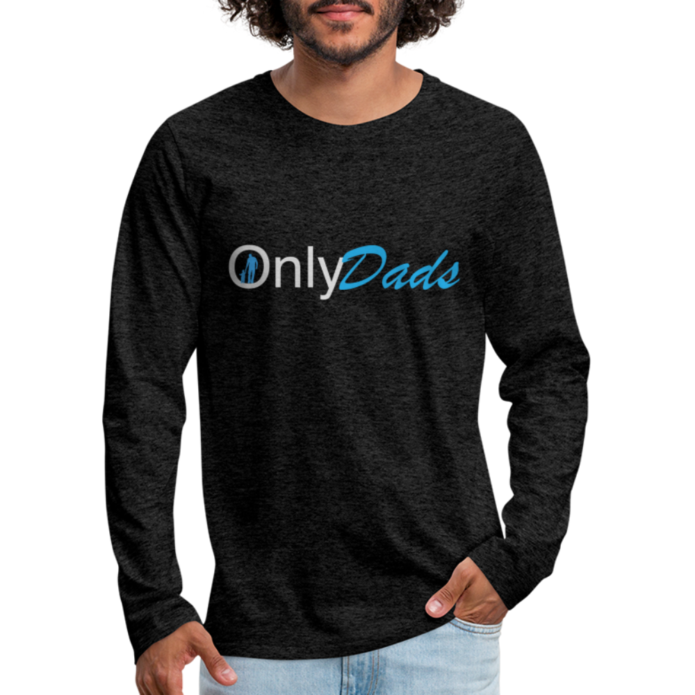 OnlyDads Men's Premium Long Sleeve T-Shirt Color: black