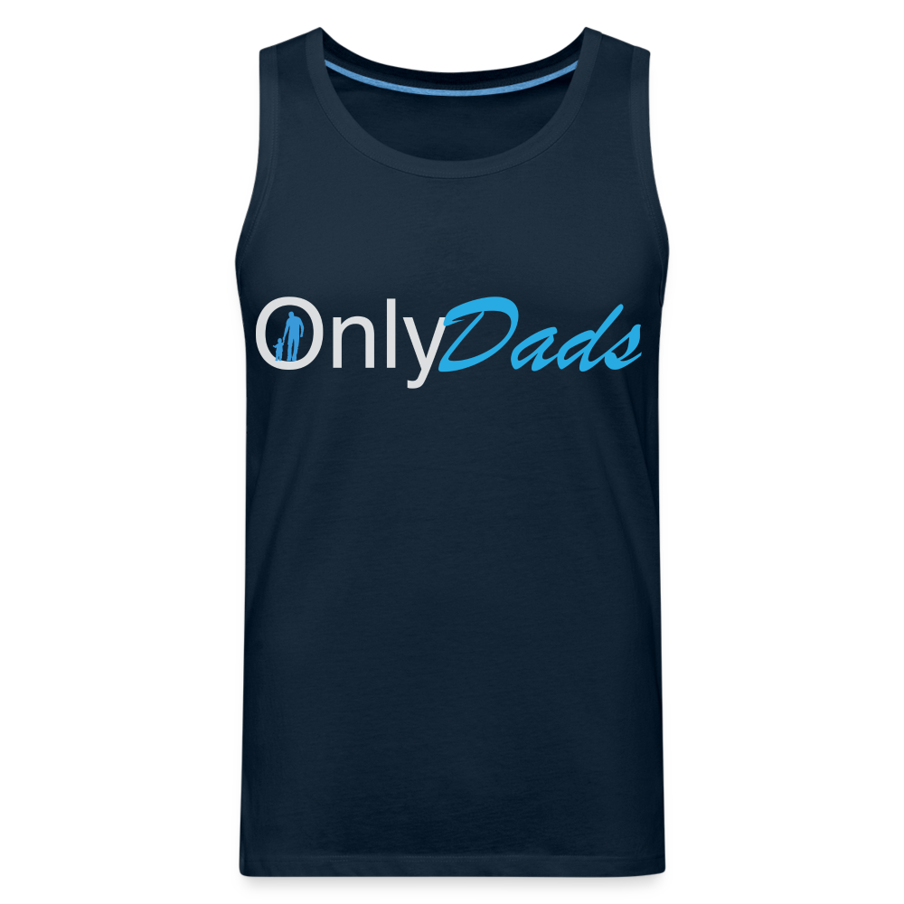 OnlyDads Men’s Premium Tank Color: deep navy