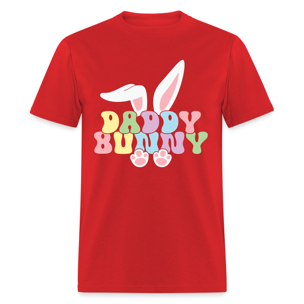 Daddy Bunny T-Shirt (Easter) - red