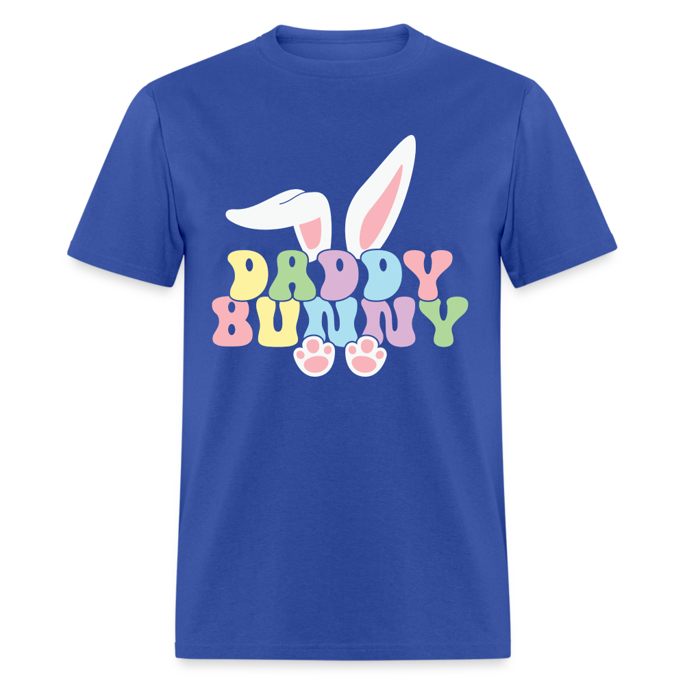Daddy Bunny T-Shirt (Easter) - royal blue