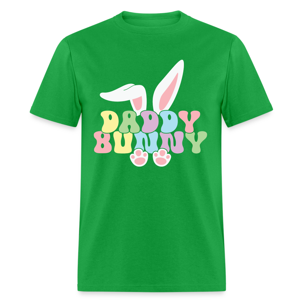 Daddy Bunny T-Shirt (Easter) - bright green