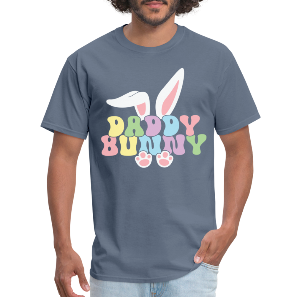 Daddy Bunny T-Shirt (Easter) - denim