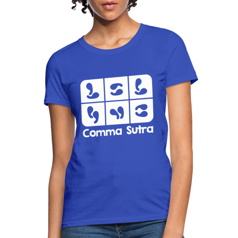 Comma Sutra Women's T-Shirt - royal blue