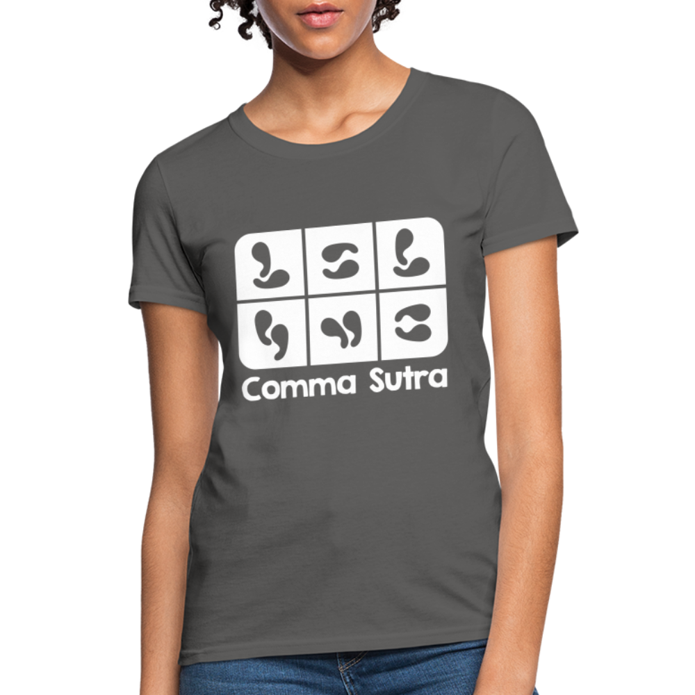Comma Sutra Women's T-Shirt - charcoal