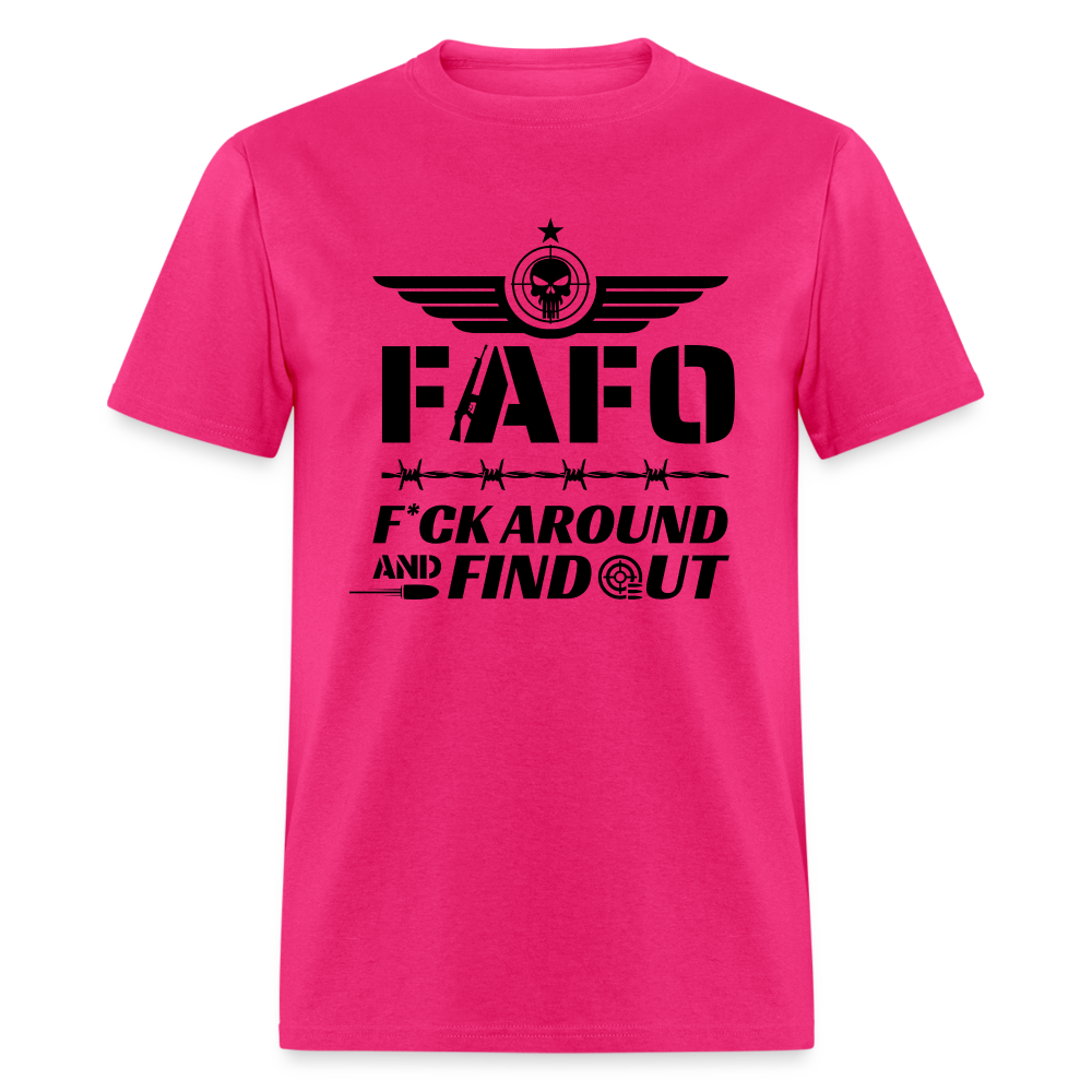 FAFO T-Shirt (F*ck Around And Find Out) - fuchsia