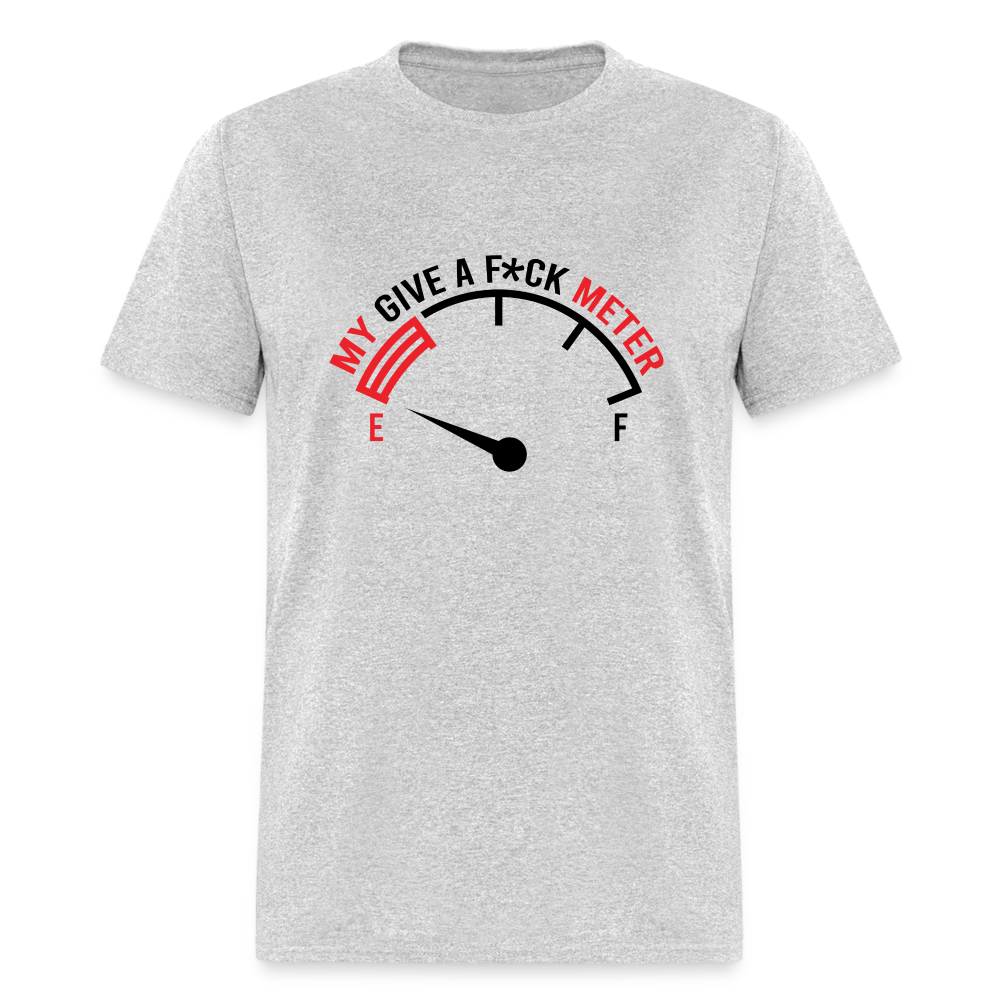 My Give A F*ck Meter T-Shirt - heather gray