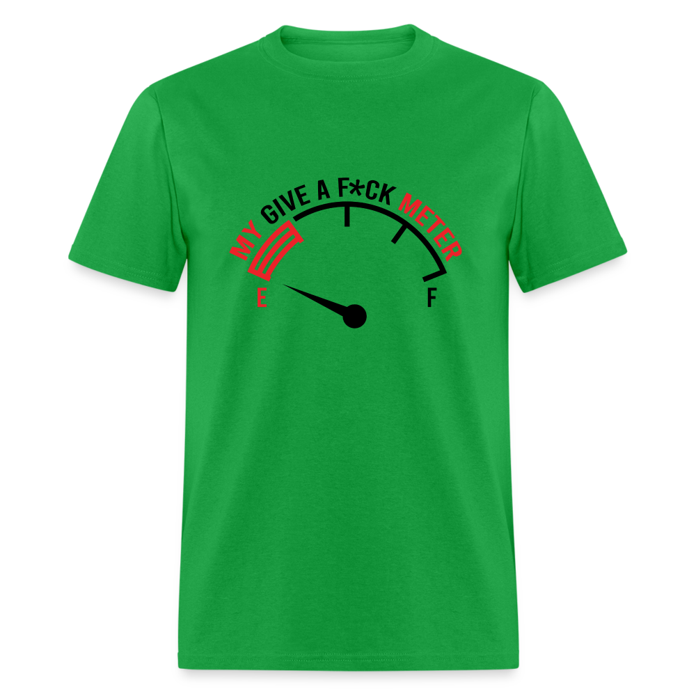 My Give A F*ck Meter T-Shirt - bright green
