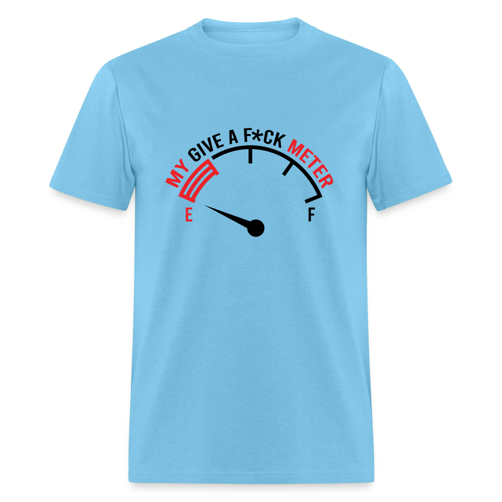 My Give A F*ck Meter T-Shirt - aquatic blue