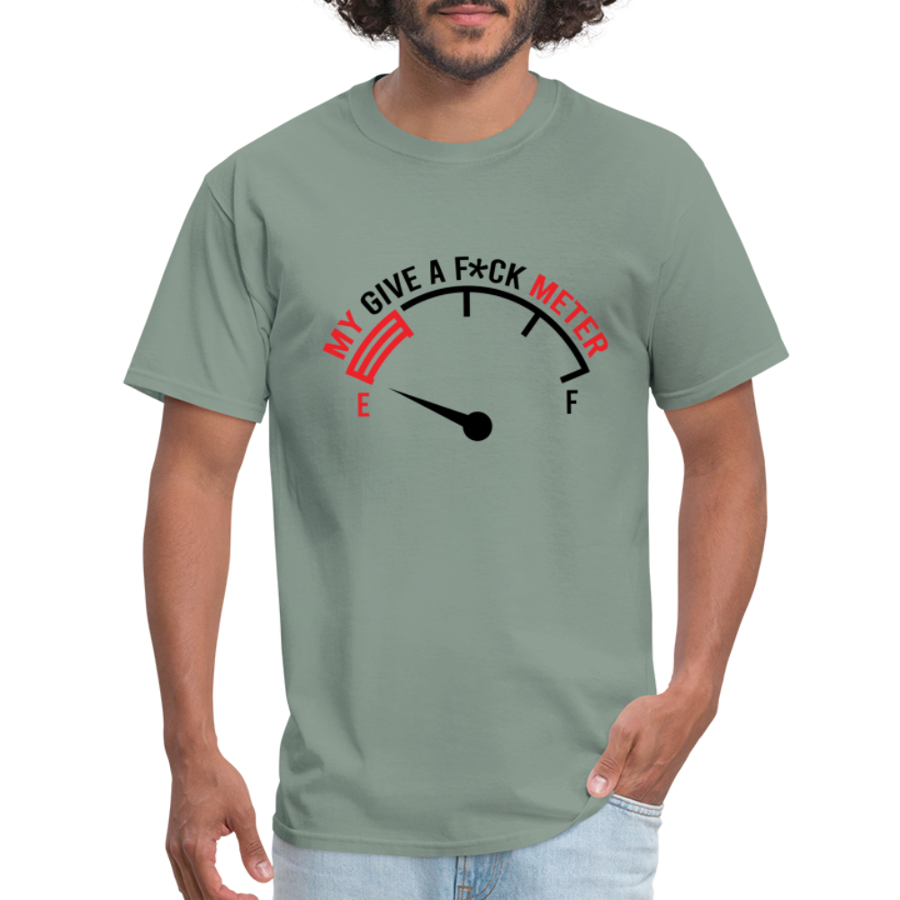My Give A F*ck Meter T-Shirt - sage