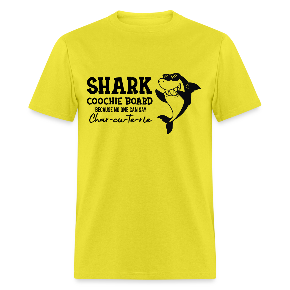 Shark Coochie Board T-Shirt (Charcuterie) - yellow