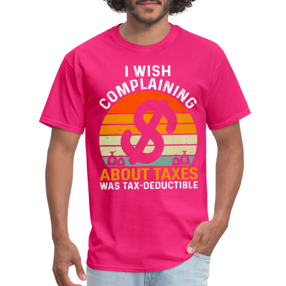 I Wish Complaining About Taxes Was Tax Deductible T-Shirt Color: denim