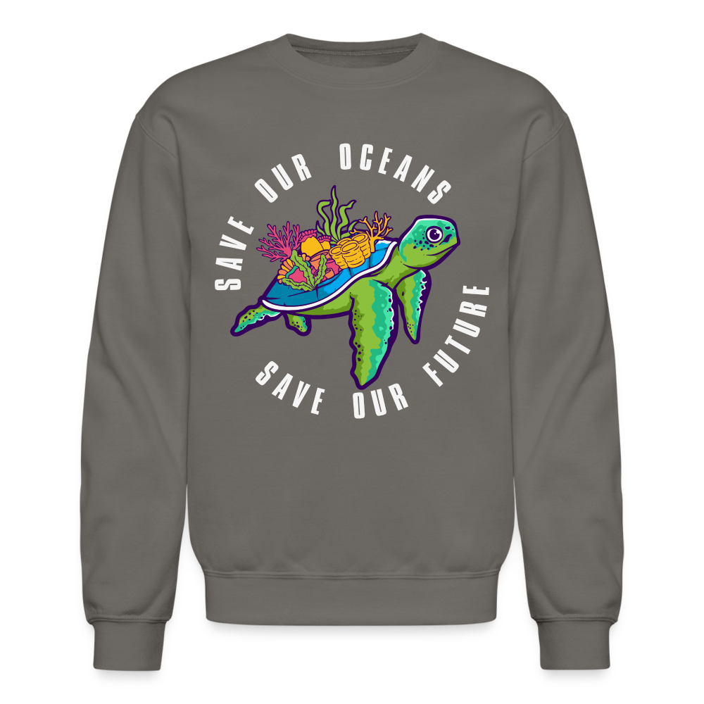 Save Our Oceans Save Our Future Sweatshirt Color: royal blue
