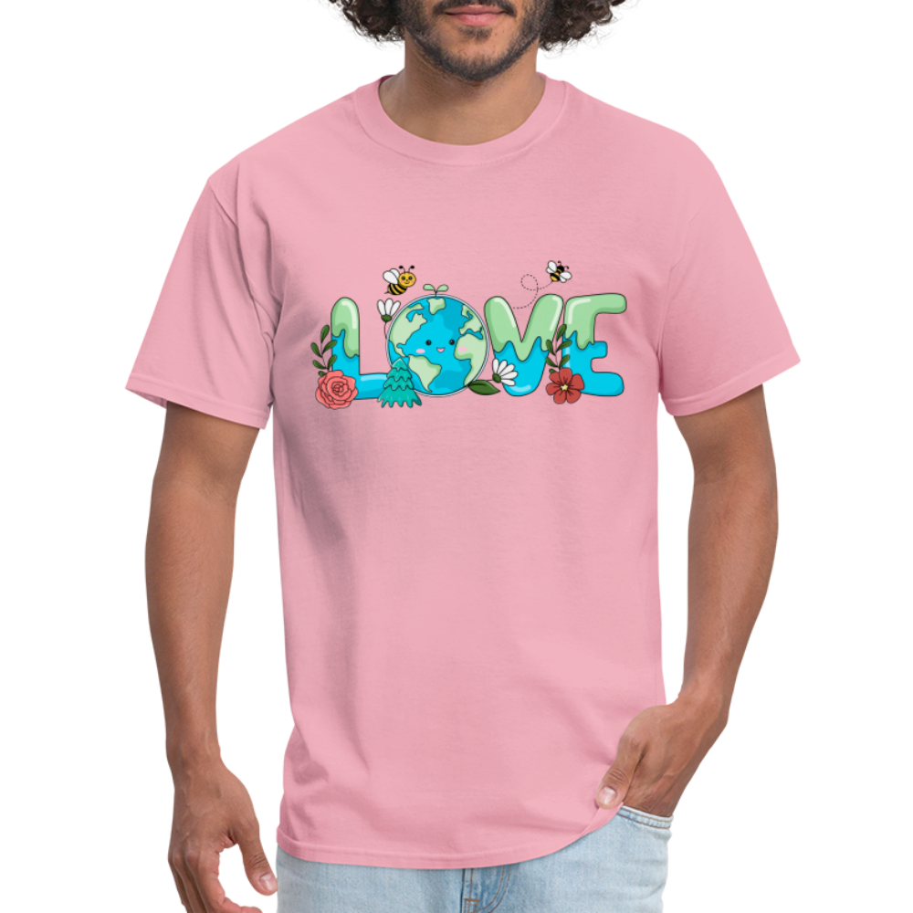 Nature's LOVE Celebration T-Shirt (Earth Day) - pink