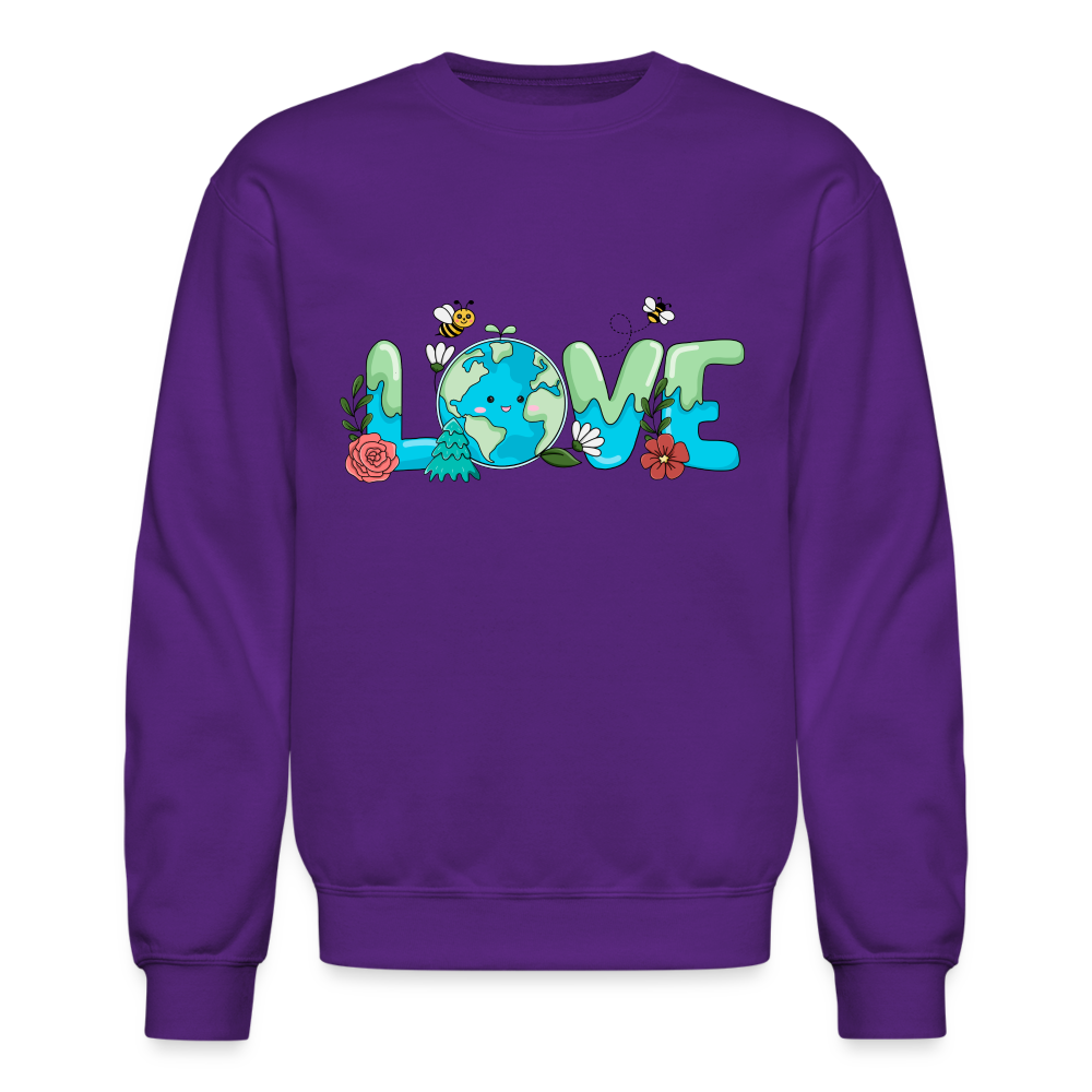 Nature's LOVE Celebration Sweatshirt (Earth Day) Color: royal blue