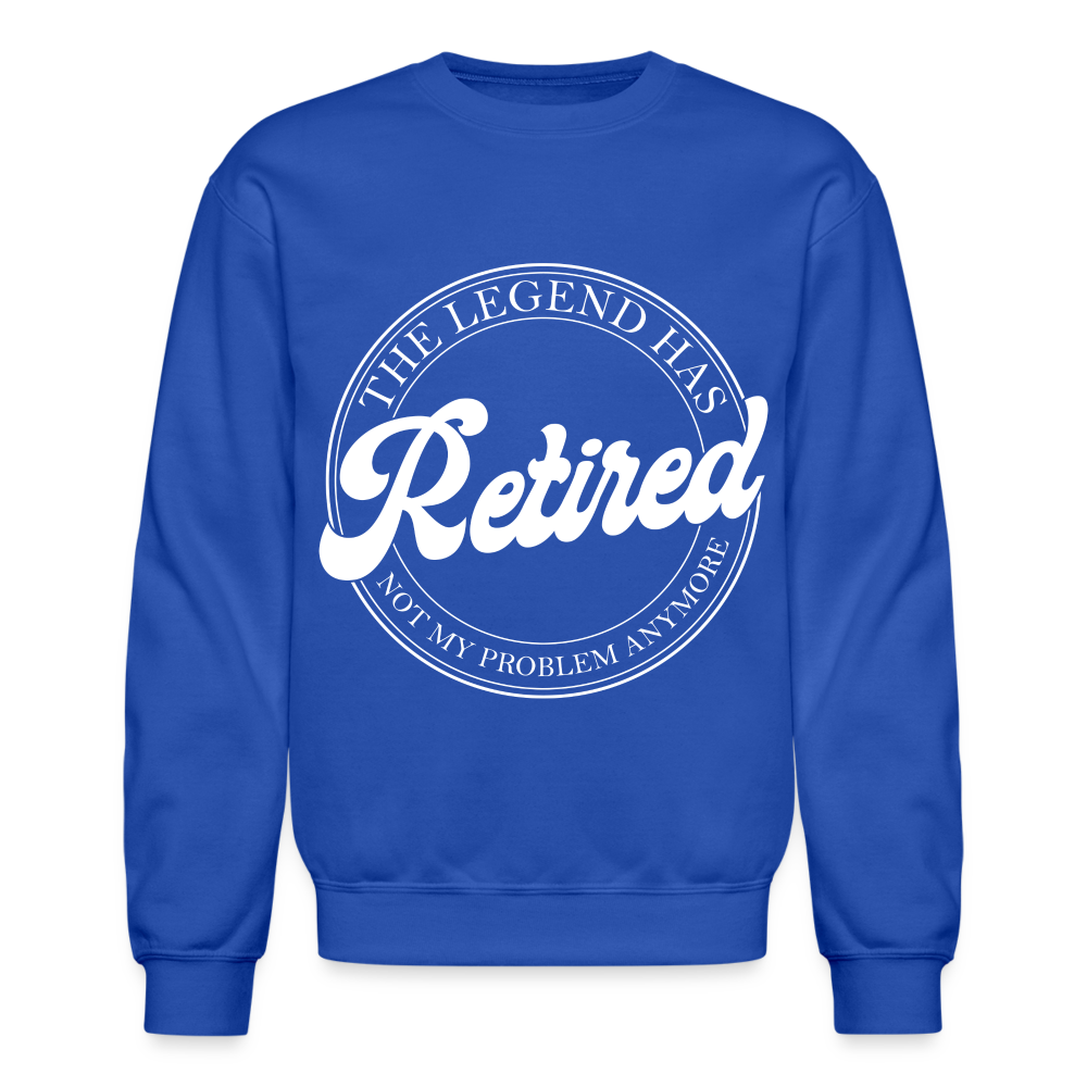 The Legend Has Retired Sweatshirt Color: black