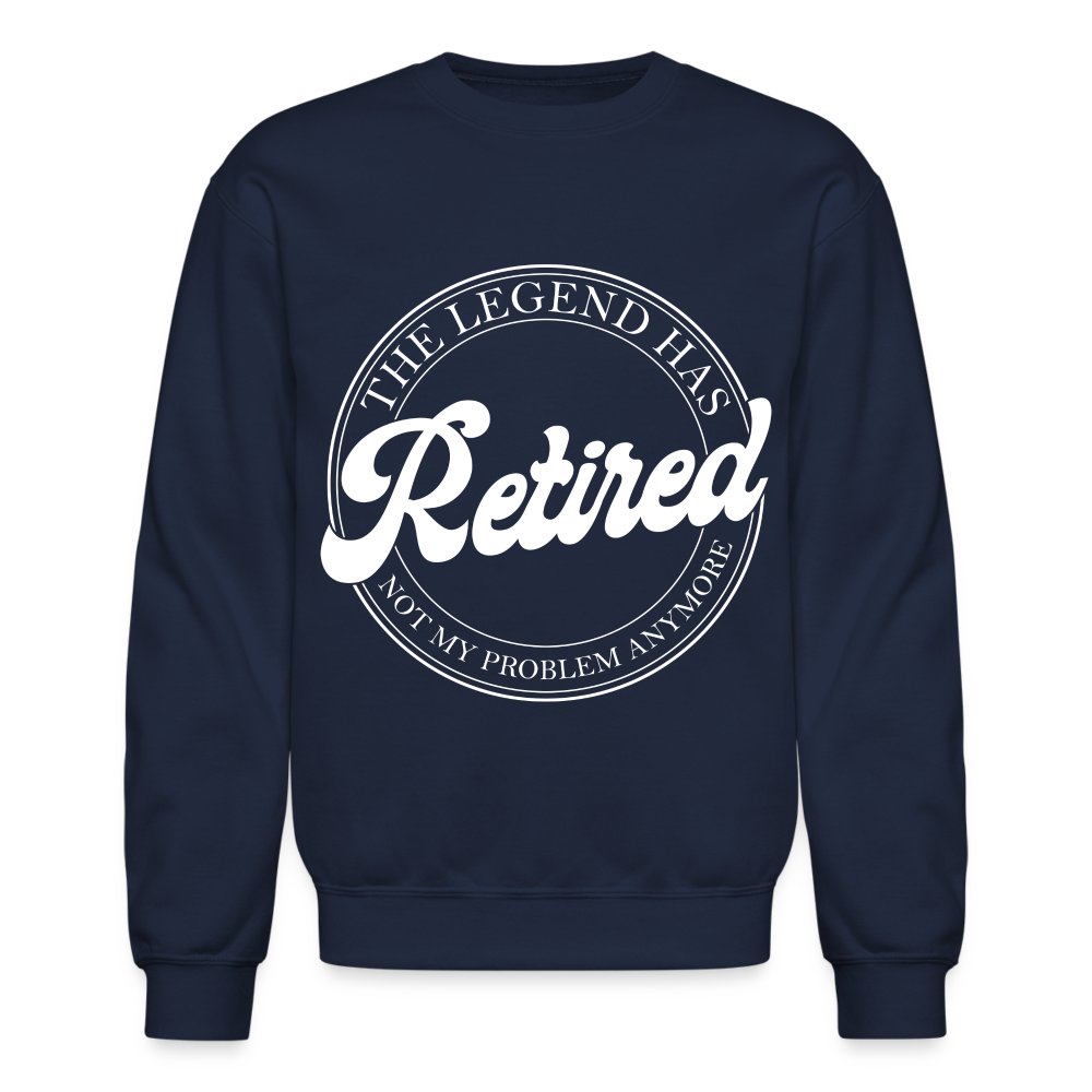 The Legend Has Retired Sweatshirt Color: black