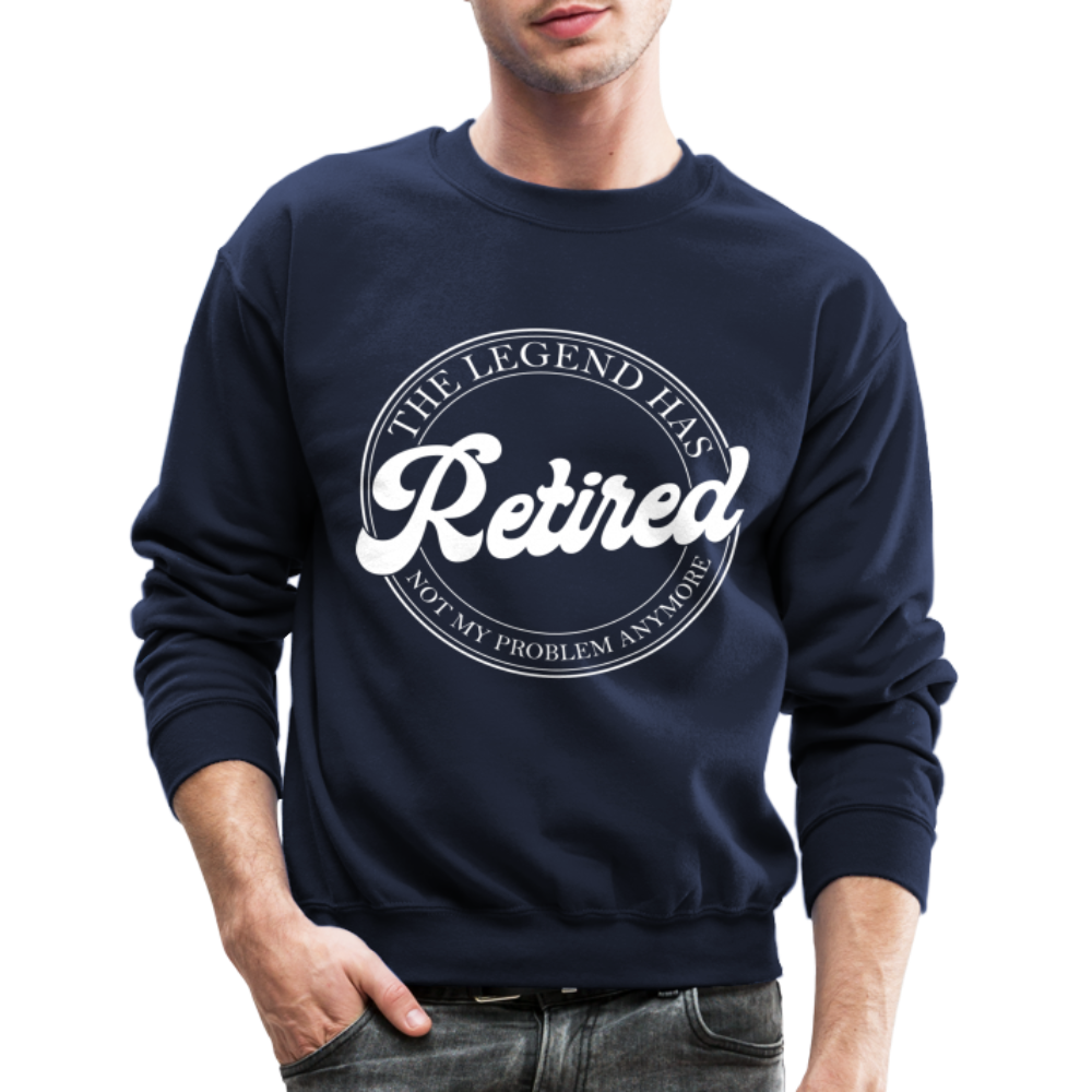 The Legend Has Retired Sweatshirt Color: navy