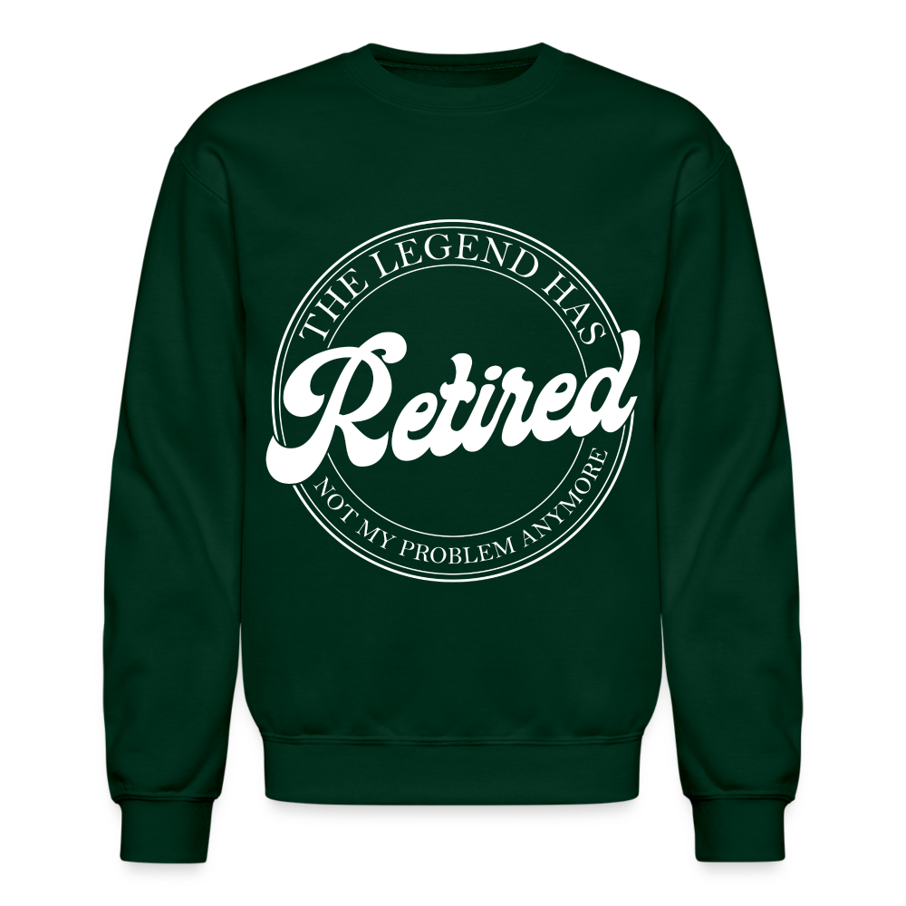 The Legend Has Retired Sweatshirt Color: black
