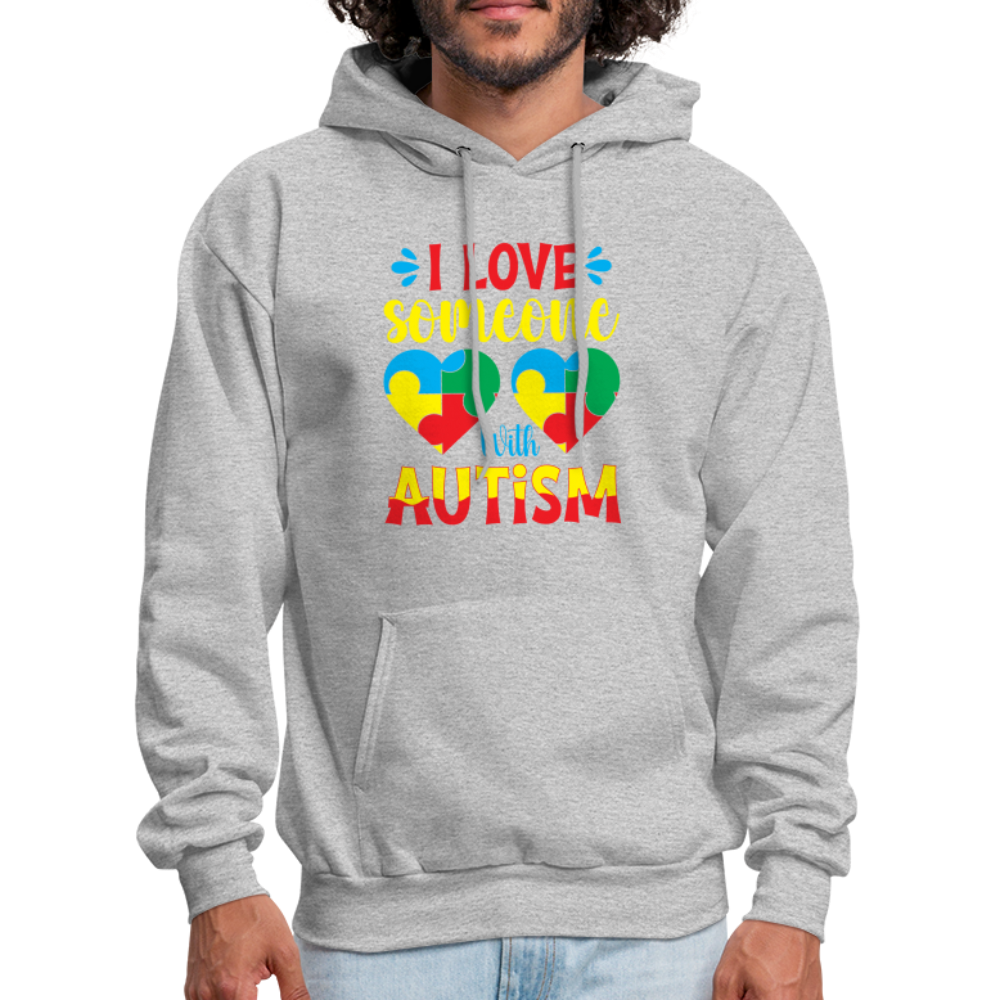 I Love Someone With Autism Hoodie Color: royal blue