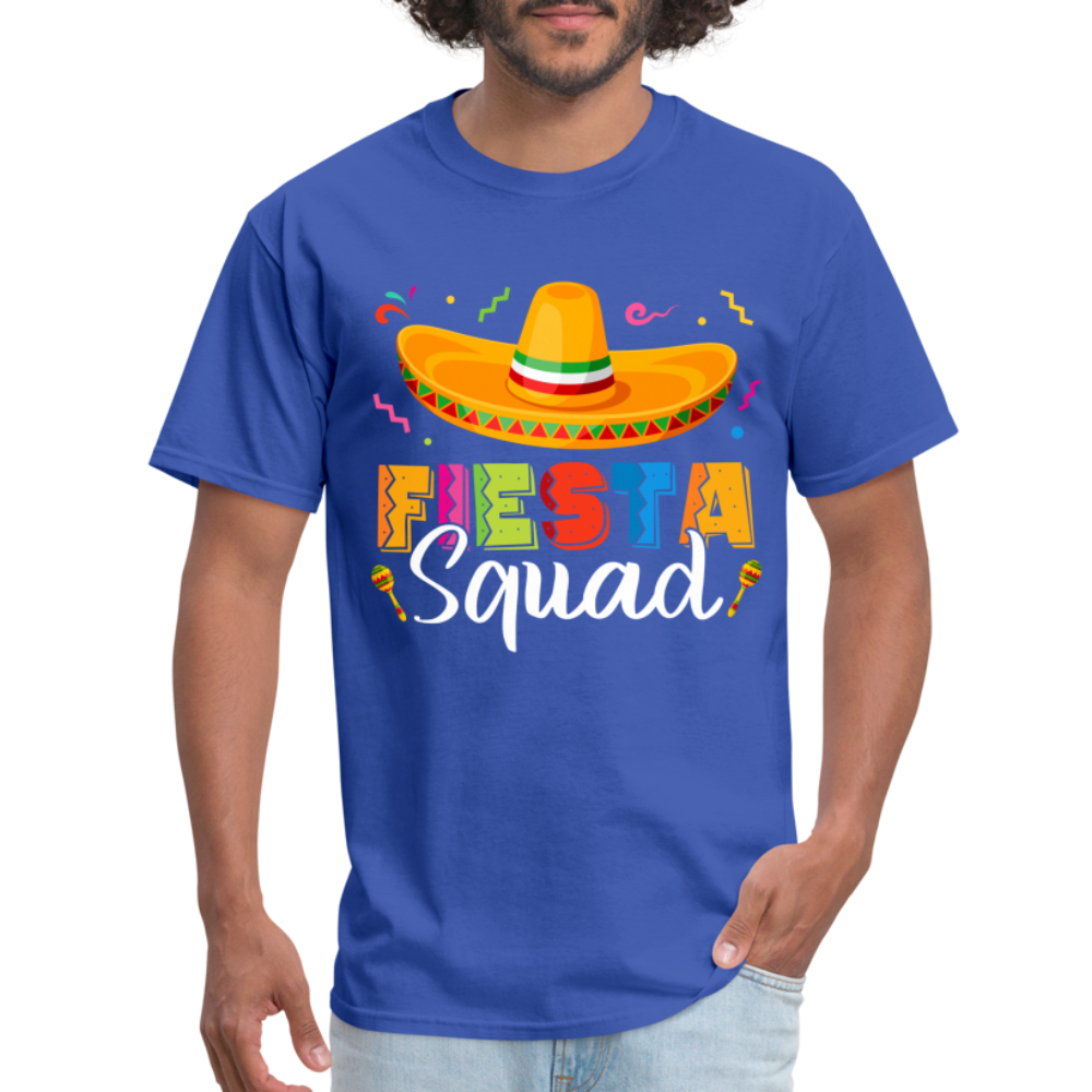 Cinco De Mayo Fiesta Squad T-Shirt - royal blue