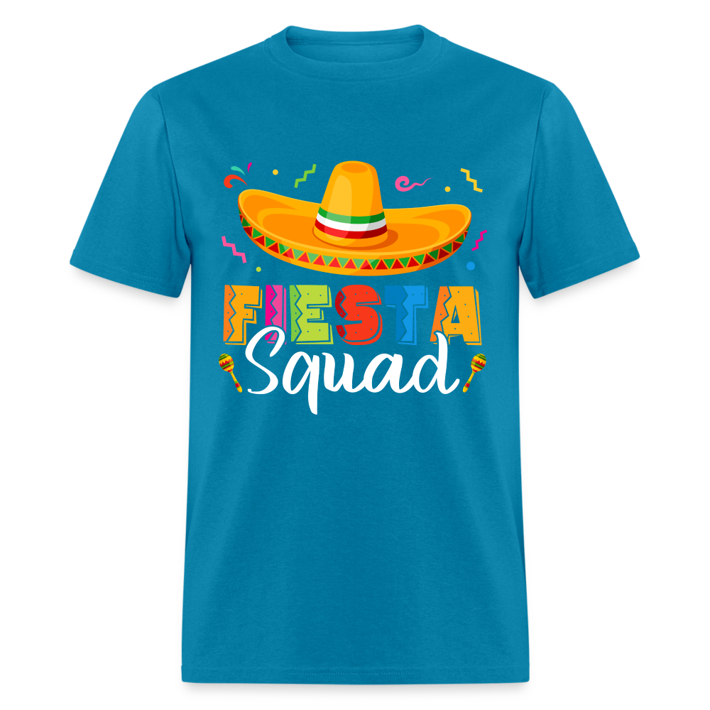 Cinco De Mayo Fiesta Squad T-Shirt - turquoise