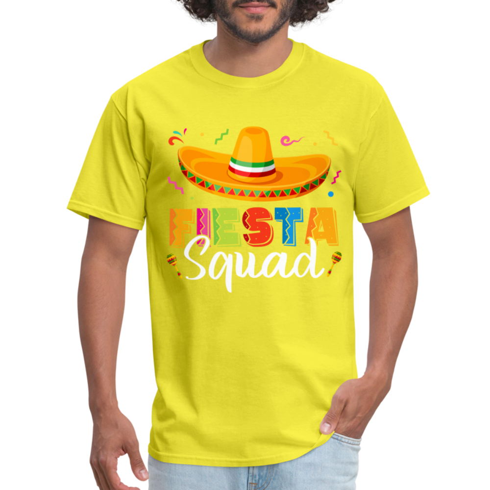 Cinco De Mayo Fiesta Squad T-Shirt - yellow