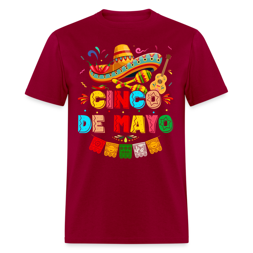 Cinco de Mayo T-Shirt Color: heather black