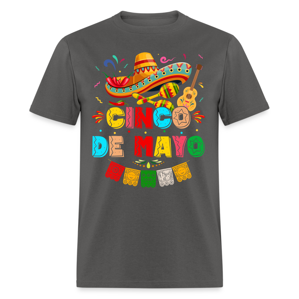 Cinco de Mayo T-Shirt Color: charcoal