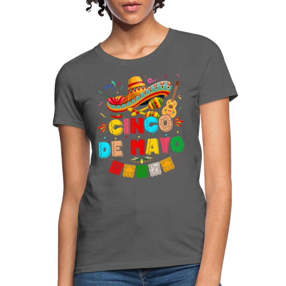 Cinco de Mayo Women's T-Shirt Color: charcoal